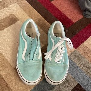 Vans turquoise lace-up shoes, women’s size 7